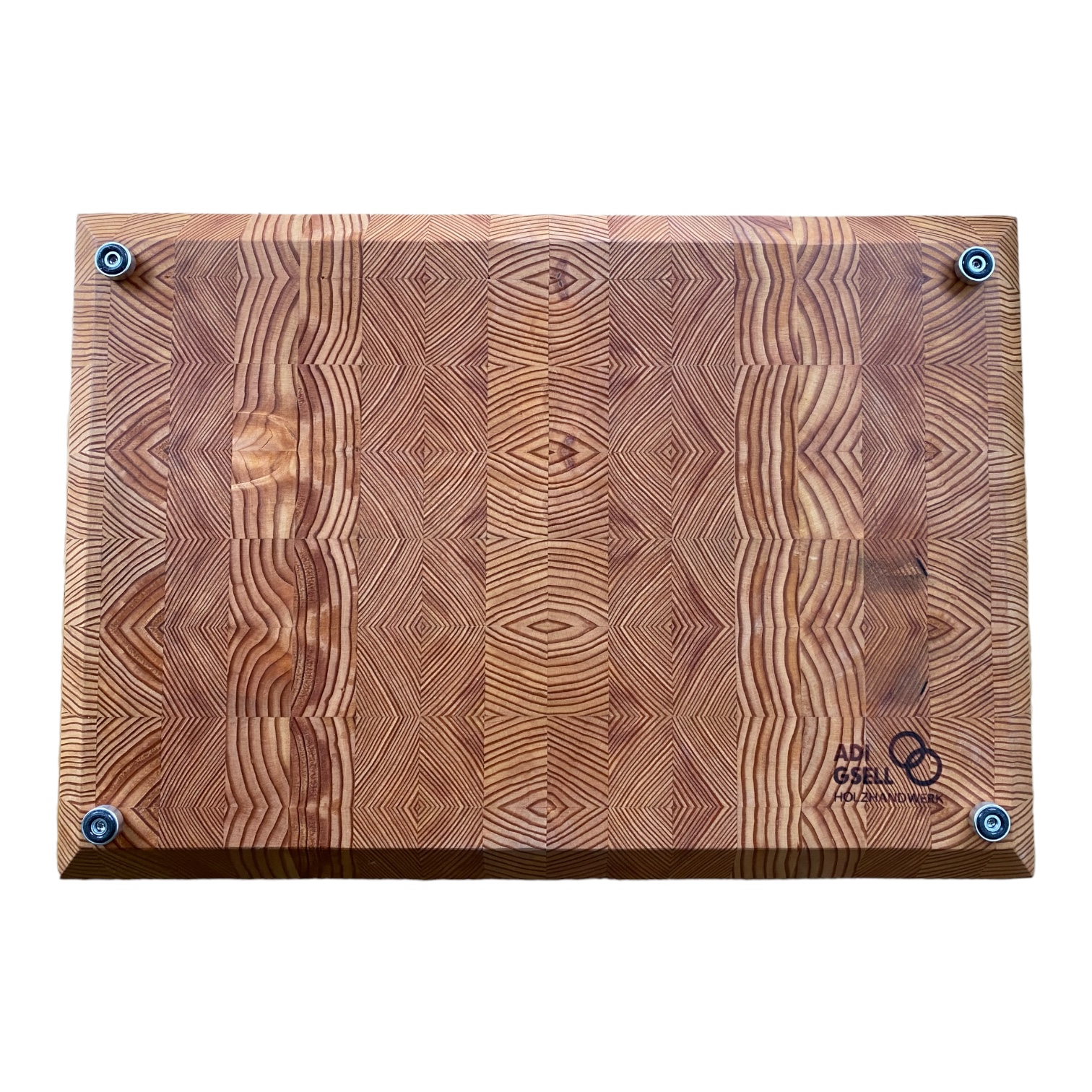 Stirnholz Schneidebrett Lärche gross – Bild 2