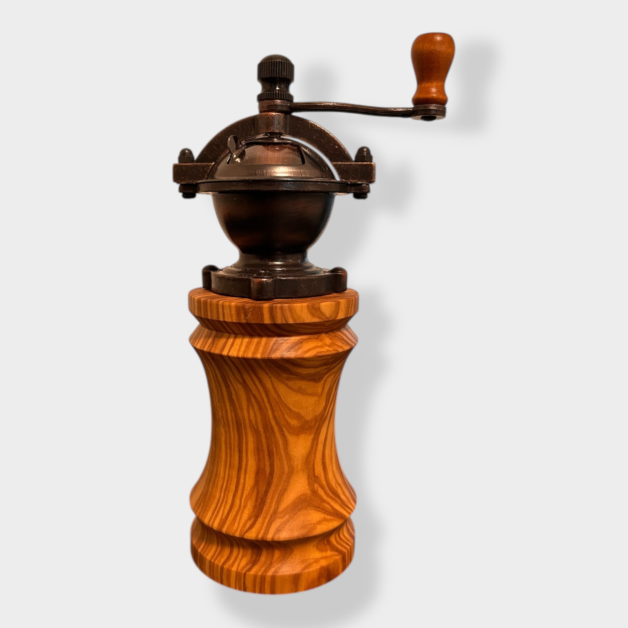 Pfeffer- und Salzmühle Olive einfach