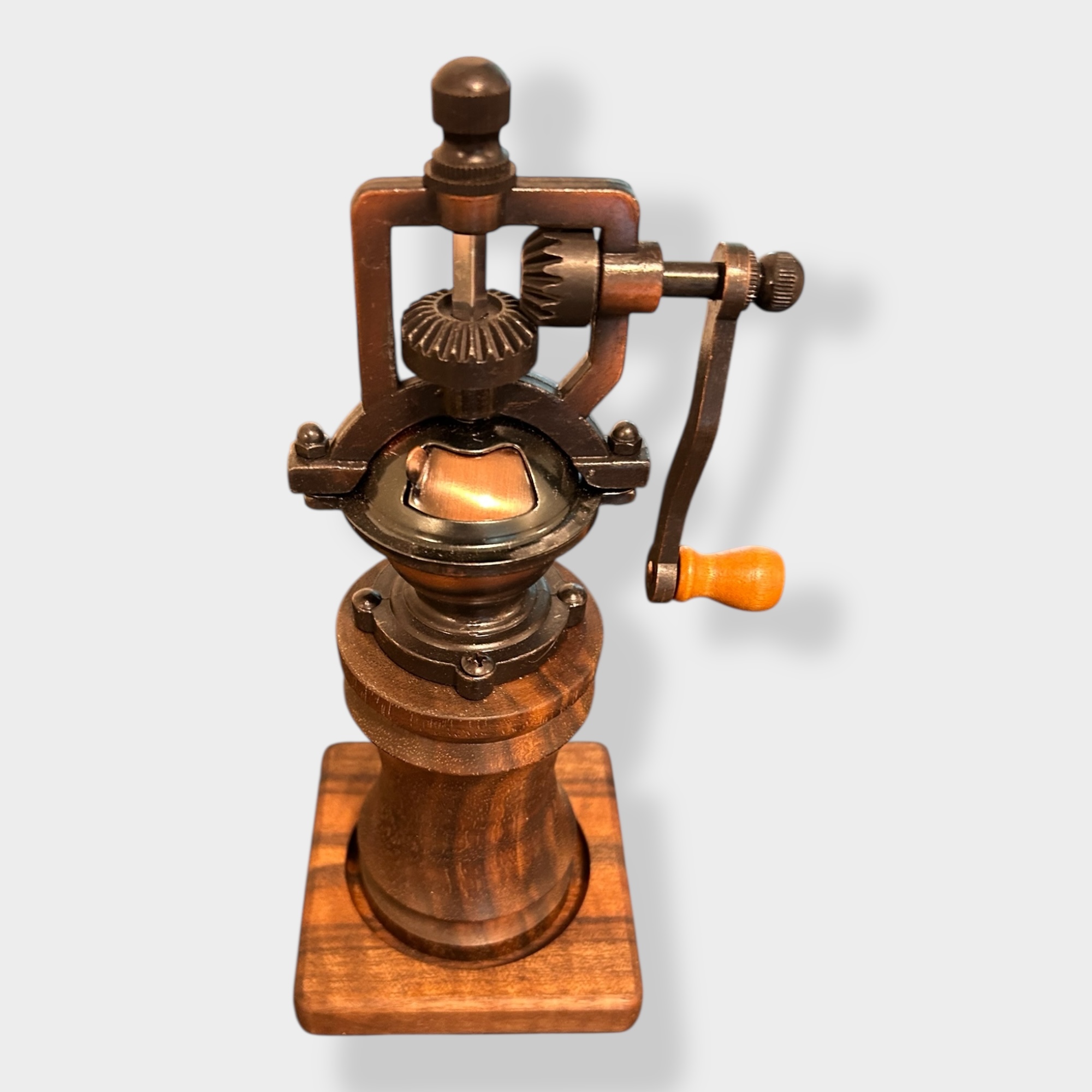 Untersetzer für Pfeffer- und Salzmühle Olive einfach – Bild 2